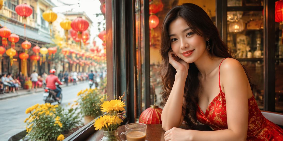 Người dùng tại Hà Nội thư giãn với cà phê và theo dõi trò chơi trực tuyến trên điện thoại